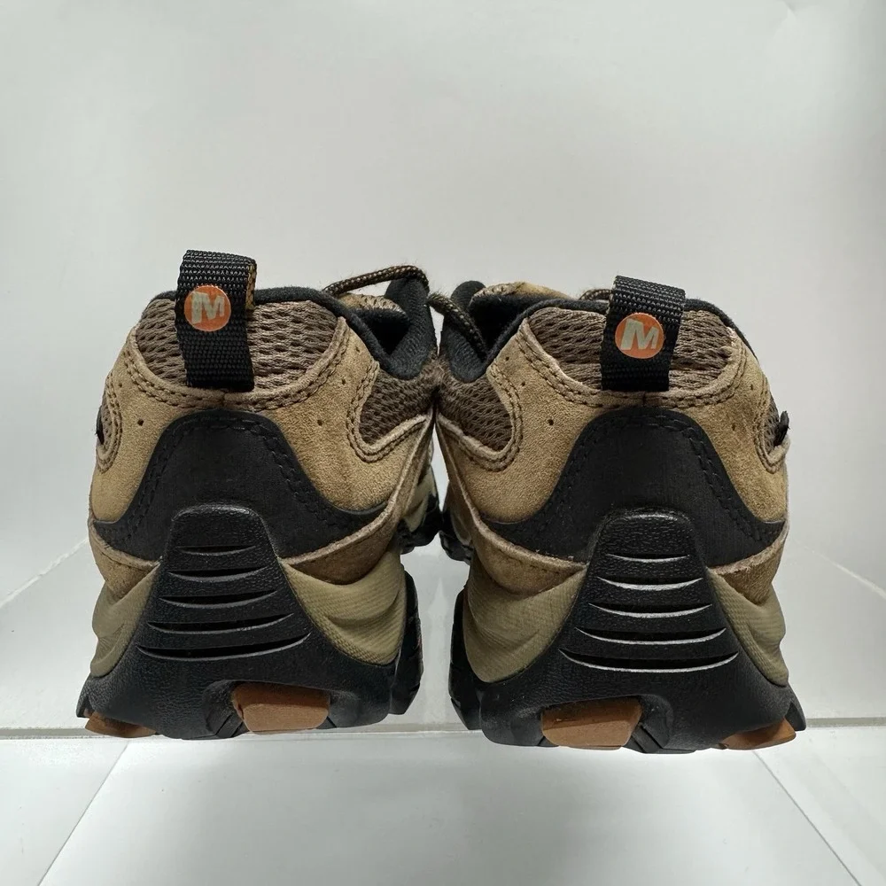 Merrell Moab Waterproof Low Hiking Shoes Brown JI35617 Men's Size 9.5